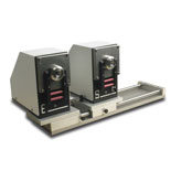 Decibel meter with swivelling table for measuring of short optical fibers (70mm to 300mm)